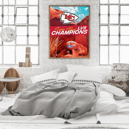 Kansas Scandinavian Chiefs - Full Round Drill Diamond Painting 40*50CM