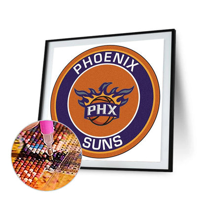 Phoenix Suns Basketball Team - Full Round Drill Diamond Painting 30*30CM