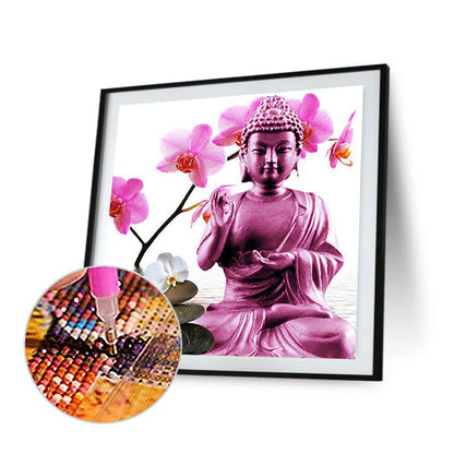 Zen Buddha Statue - Full Square Drill Diamond Painting 30*30CM