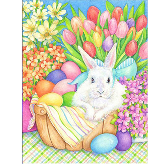 Bunny Eggs - Full Square Drill Diamond Painting 40*50CM