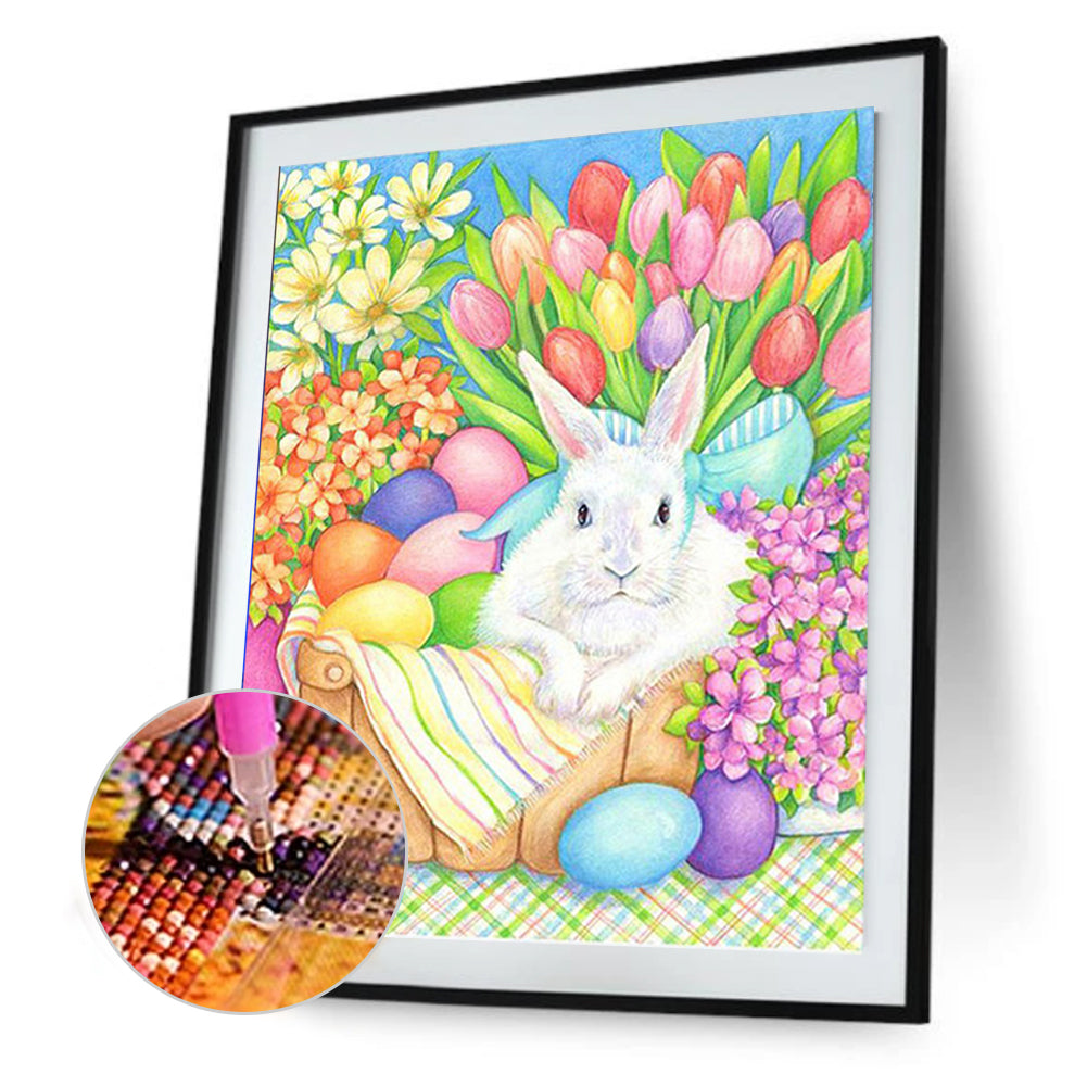 Bunny Eggs - Full Square Drill Diamond Painting 40*50CM