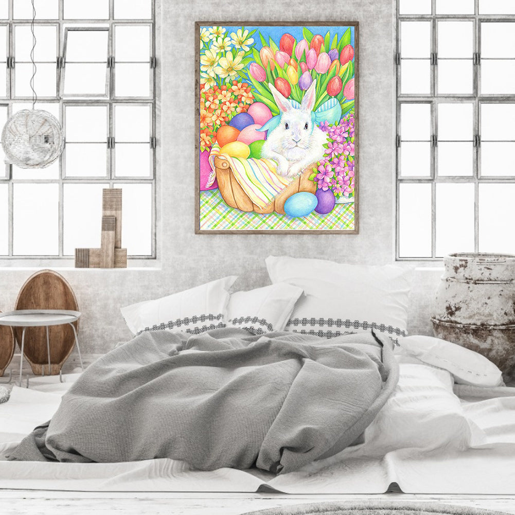 Bunny Eggs - Full Square Drill Diamond Painting 40*50CM