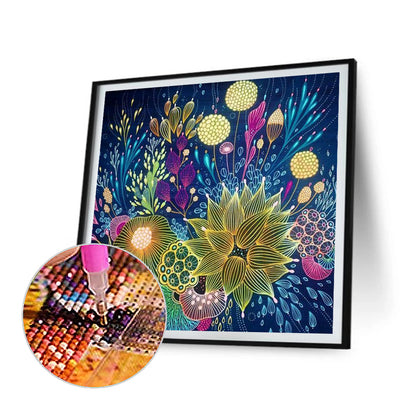 Seaweed - Full Round Drill Diamond Painting 35*35CM