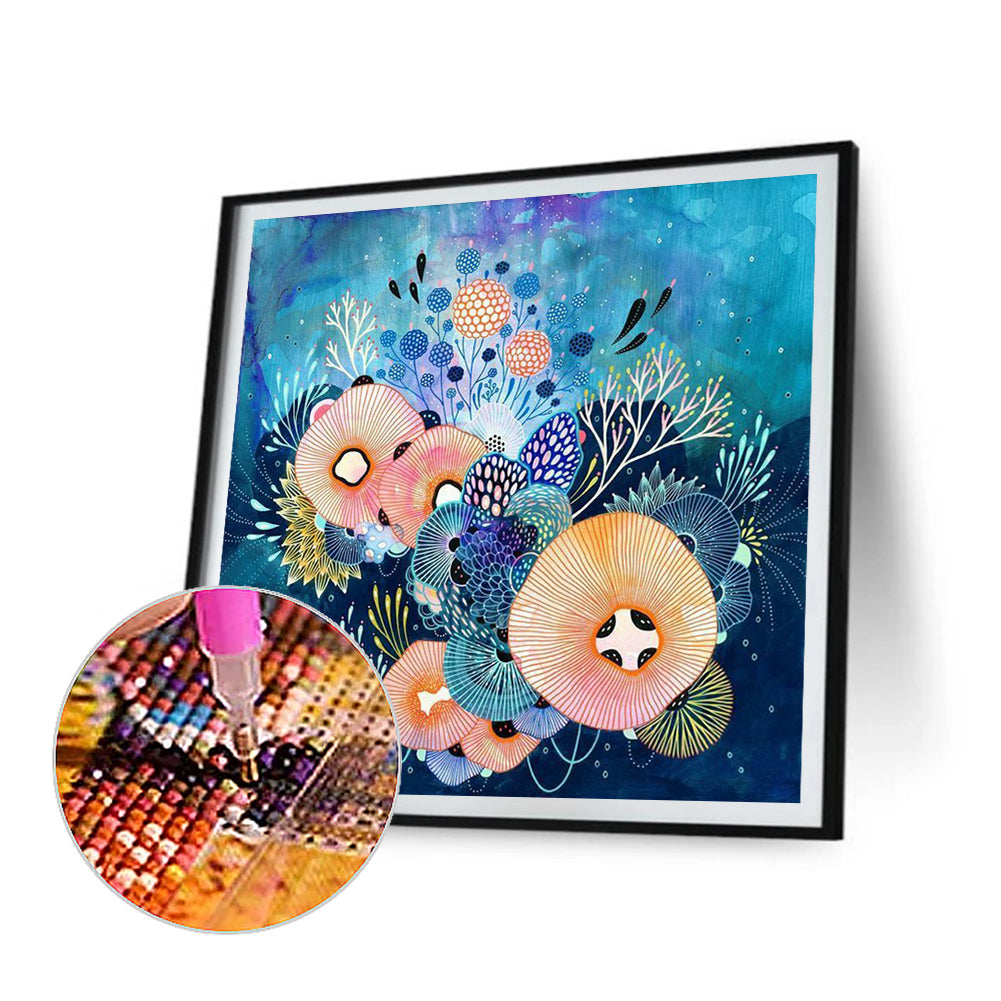 Seaweed - Full Round Drill Diamond Painting 35*35CM