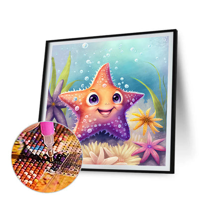 Starfish - Full Round Drill Diamond Painting 35*35CM