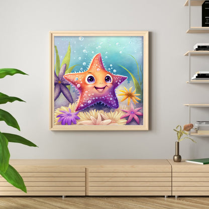 Starfish - Full Round Drill Diamond Painting 35*35CM