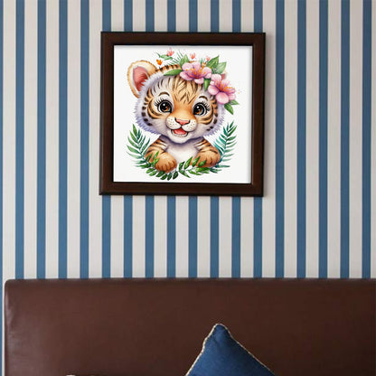 Tiger - Full Round Drill Diamond Painting 35*35CM