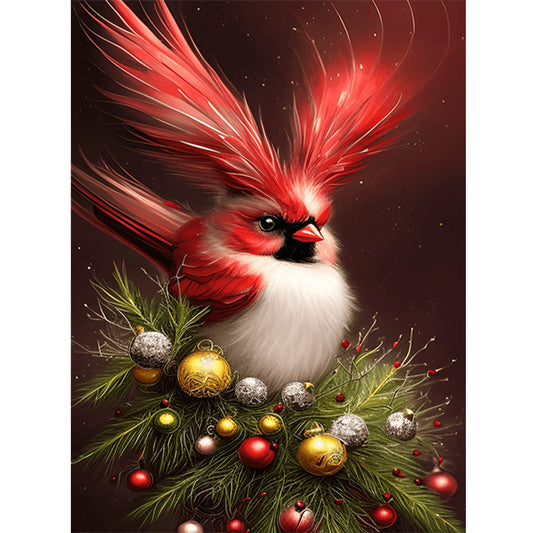 Cardinal - Full Round Drill Diamond Painting 30*40CM