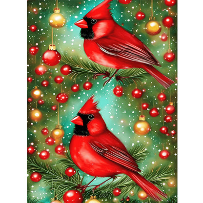 Cardinal - Full Round Drill Diamond Painting 30*40CM