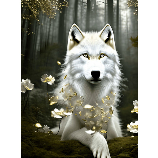 Wolf - Full Round Drill Diamond Painting 30*40CM