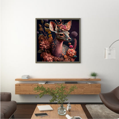Sika Deer - Full Round Drill Diamond Painting 35*35CM
