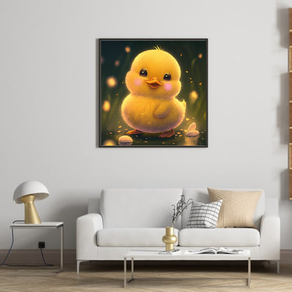 Duckling - Full Round Drill Diamond Painting 35*35CM