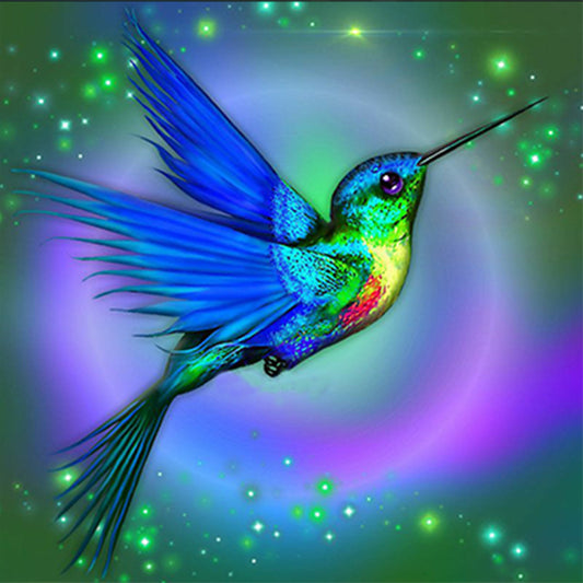 Hummingbird - Full Round Drill Diamond Painting 35*35CM