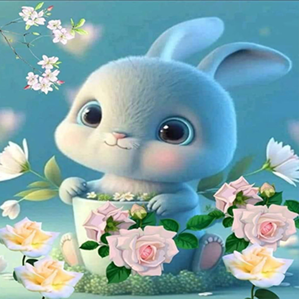 Bunny - Full Round Drill Diamond Painting 35*35CM