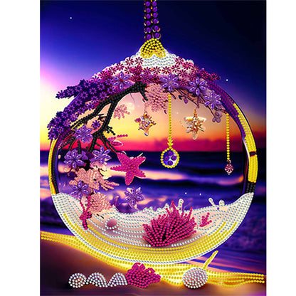 Fantasy Crystal Pendant - Special Shaped Drill Diamond Painting 30*40CM