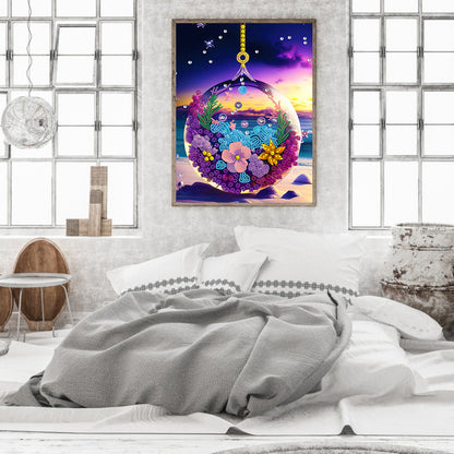 Fantasy Crystal Pendant - Special Shaped Drill Diamond Painting 30*40CM