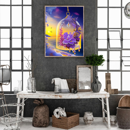 Fantasy Crystal Pendant - Special Shaped Drill Diamond Painting 30*40CM