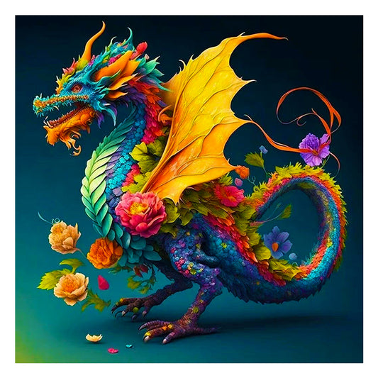 12 Zodiac Dragons - Full Round Drill Diamond Painting 30*30CM