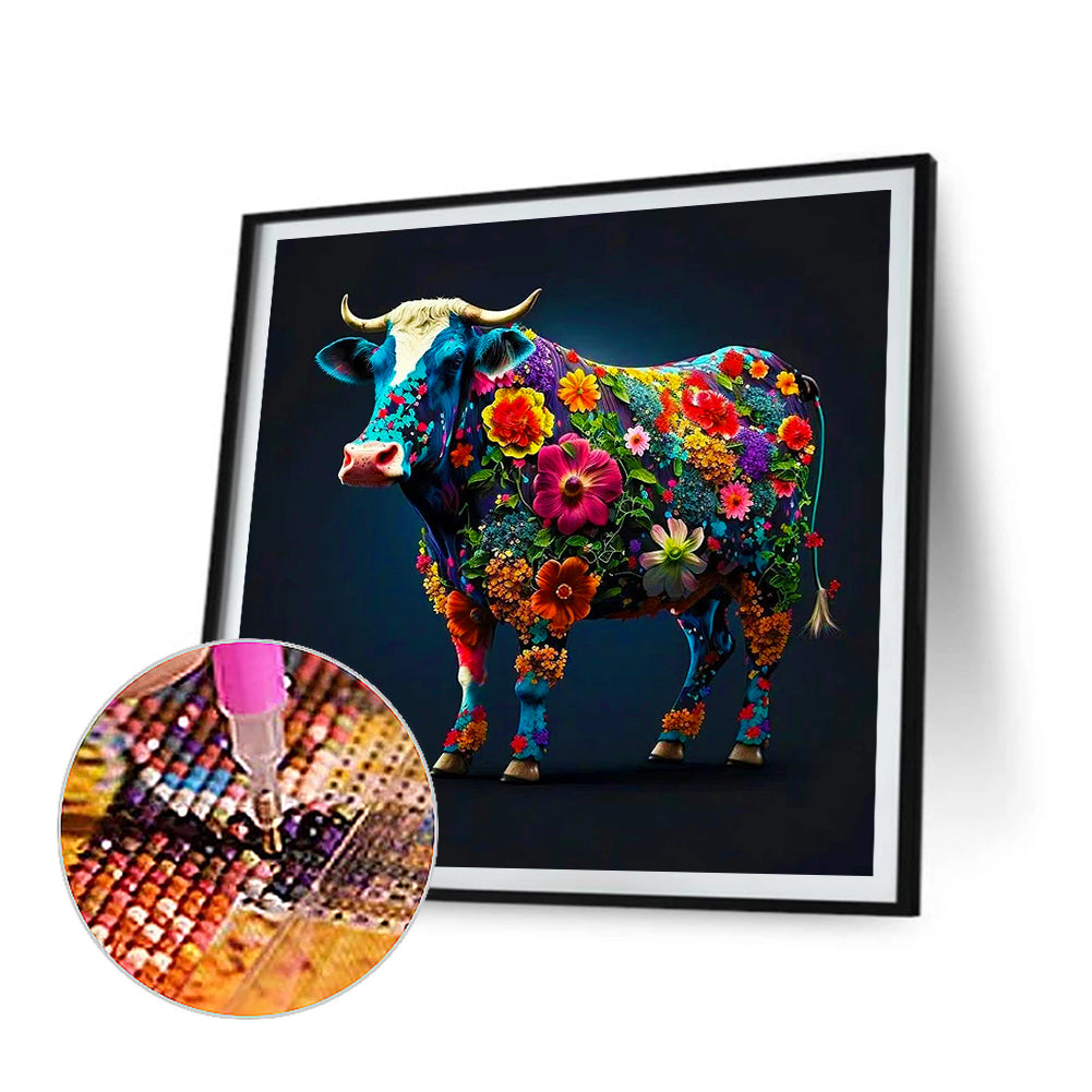 12 Zodiac Ox - Full Round Drill Diamond Painting 30*30CM