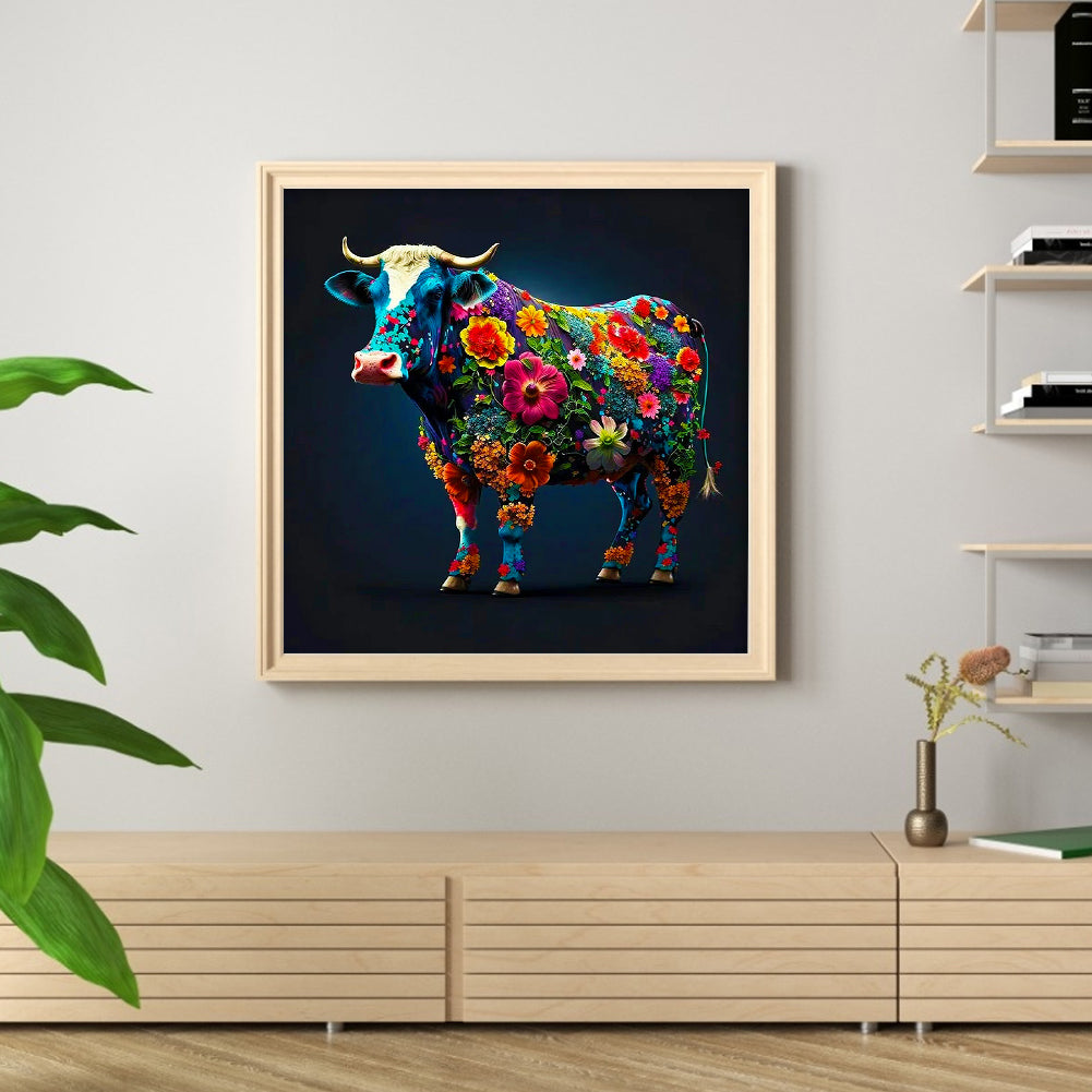 12 Zodiac Ox - Full Round Drill Diamond Painting 30*30CM