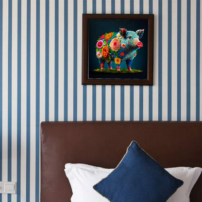 12 Zodiac Pigs - Full Round Drill Diamond Painting 30*30CM