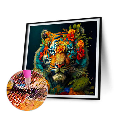 12 Zodiac Tigers - Full Round Drill Diamond Painting 30*30CM