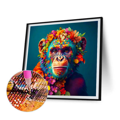 12 Zodiac Monkeys - Full Round Drill Diamond Painting 30*30CM