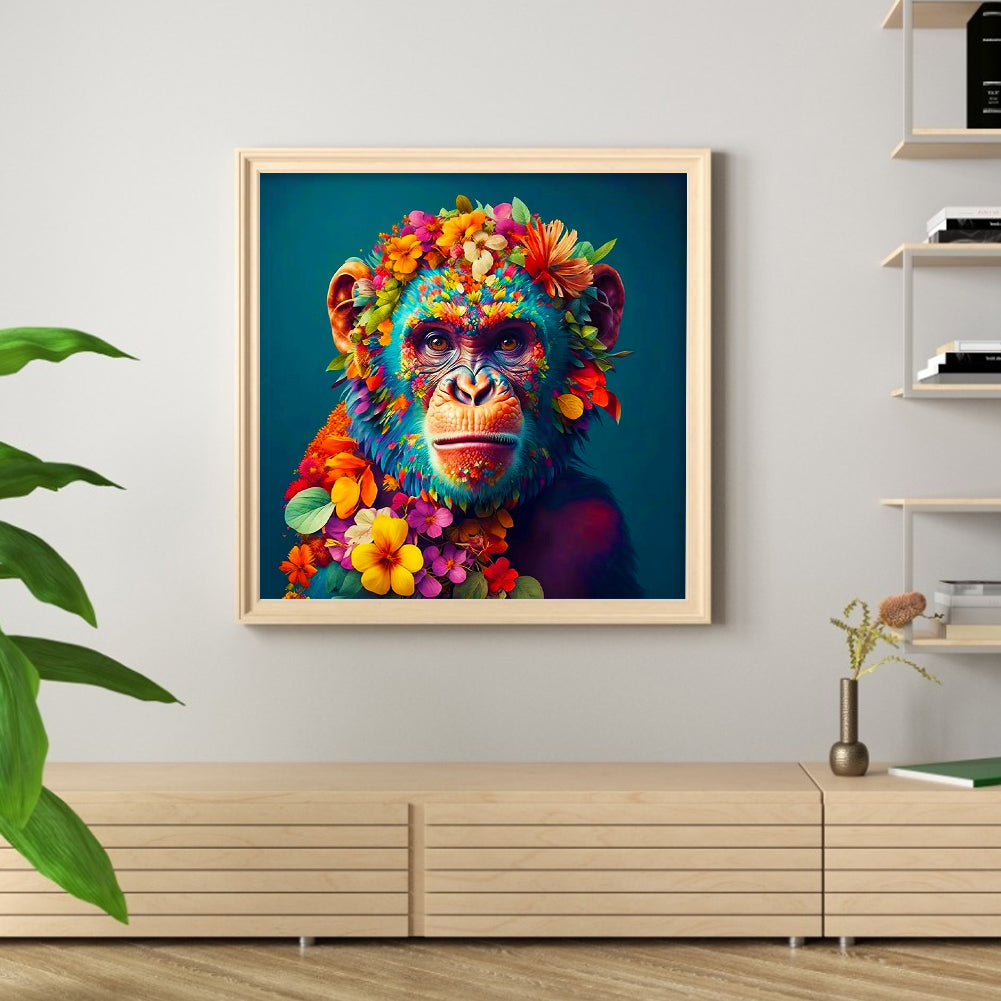 12 Zodiac Monkeys - Full Round Drill Diamond Painting 30*30CM