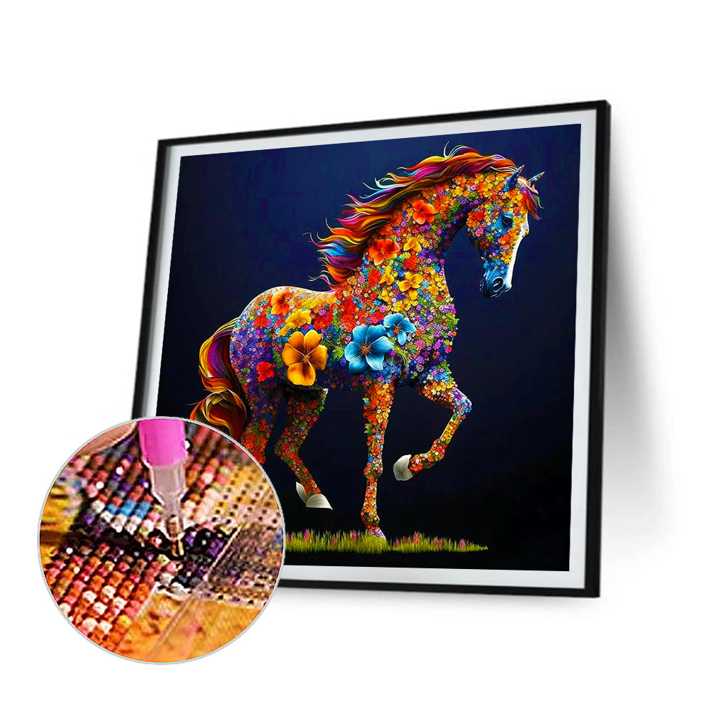 12 Zodiac Horses - Full Round Drill Diamond Painting 30*30CM