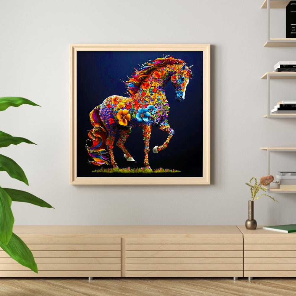 12 Zodiac Horses - Full Round Drill Diamond Painting 30*30CM