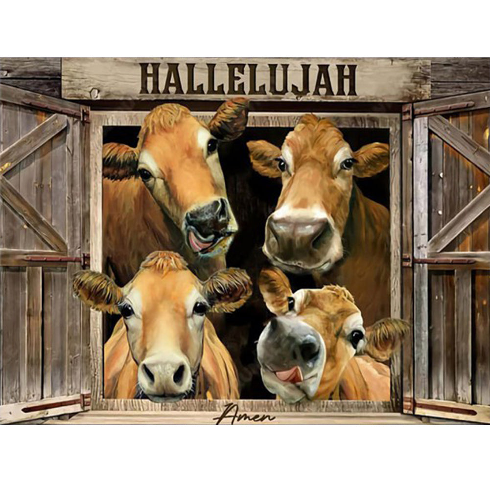 Hallelujah Amen - Full Round Drill Diamond Painting 40*30CM