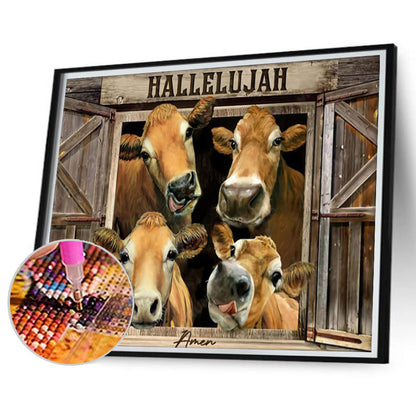 Hallelujah Amen - Full Round Drill Diamond Painting 40*30CM