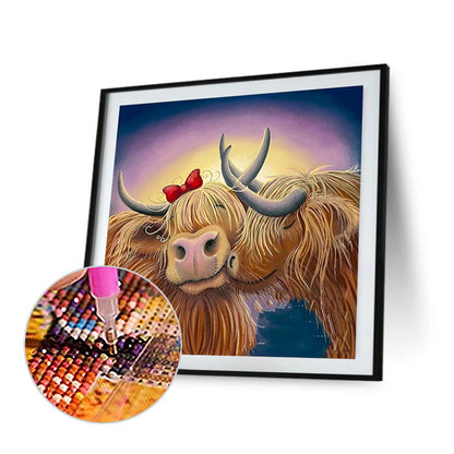A Pair Of Yaks - Full Round Drill Diamond Painting 40*40CM