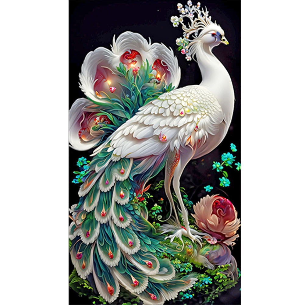 Peacock - Full Square Drill Diamond Painting 40*70CM