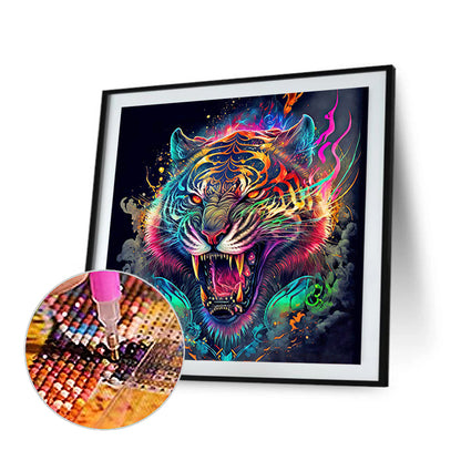 Color Tiger - Full Round Drill Diamond Painting 30*30CM