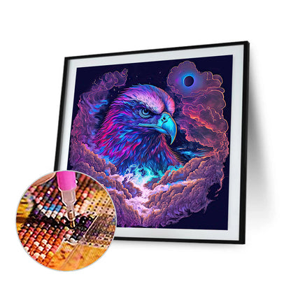 Purple Eagle - Full Round Drill Diamond Painting 30*30CM