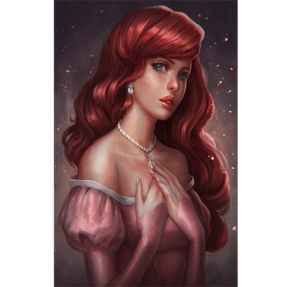 Disney Princess Ariel - Full Round Drill Diamond Painting 40*60CM