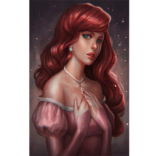 Disney Princess Ariel - Full Round Drill Diamond Painting 40*60CM