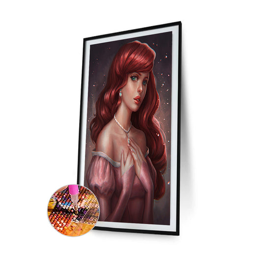 Disney Princess Ariel - Full Round Drill Diamond Painting 40*60CM