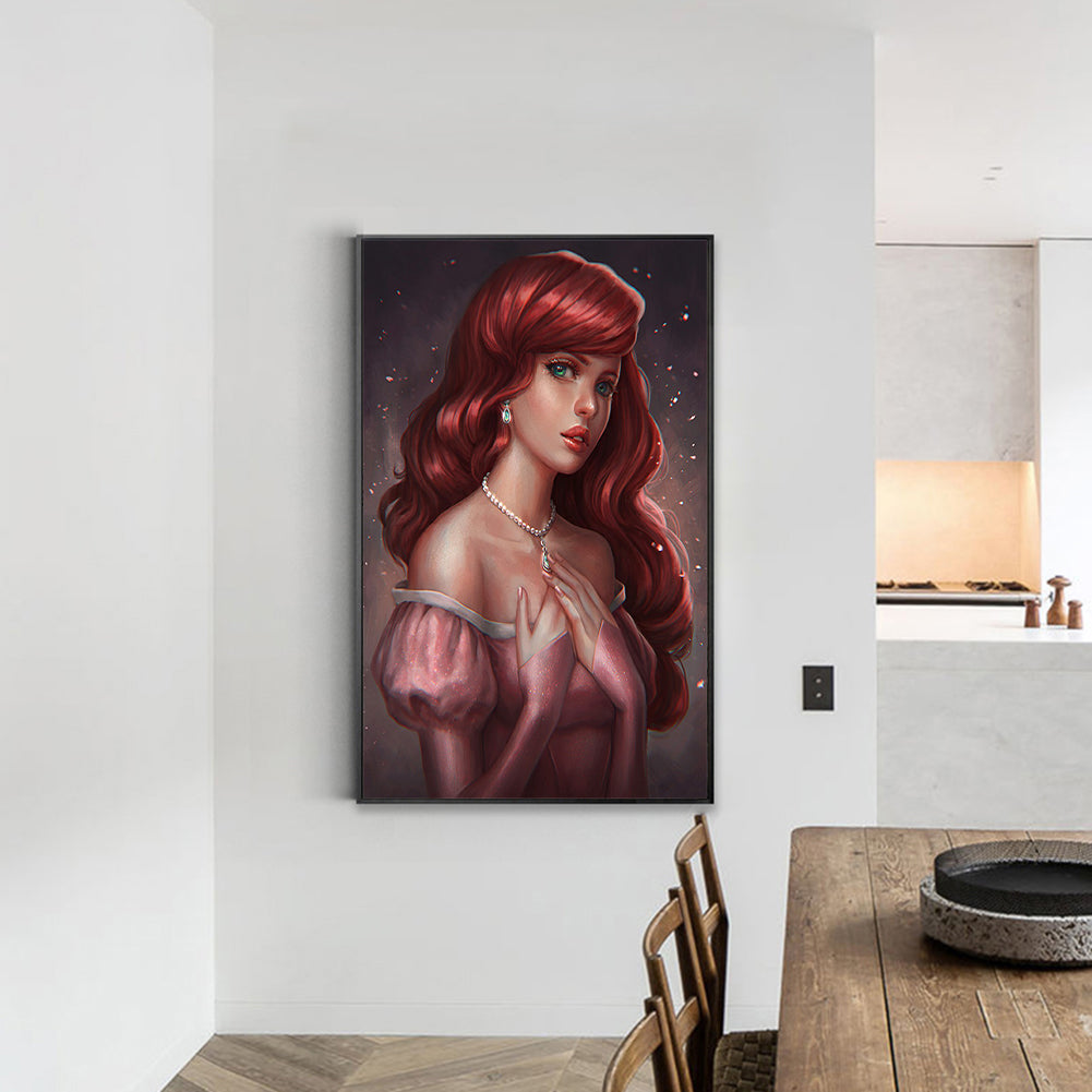 Disney Princess Ariel - Full Round Drill Diamond Painting 40*60CM