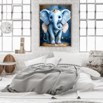 Elephant - Full Round Drill Diamond Painting 30*40CM