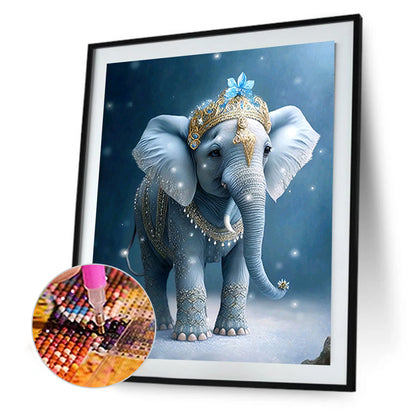 Elephant - Full Round Drill Diamond Painting 30*40CM