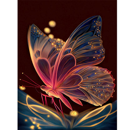 Jewel Butterfly - Full Round Drill Diamond Painting 30*40CM