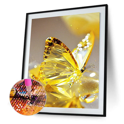 Jewel Butterfly - Full Round Drill Diamond Painting 30*40CM