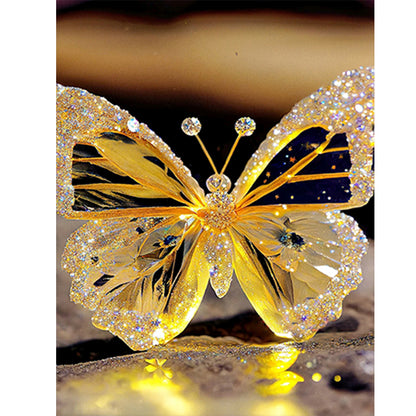 Jewel Butterfly - Full Round Drill Diamond Painting 30*40CM