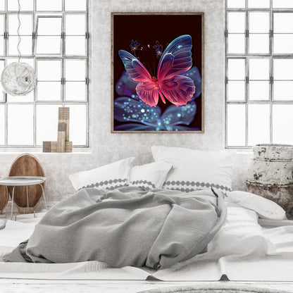 Jewel Butterfly - Full Round Drill Diamond Painting 30*40CM