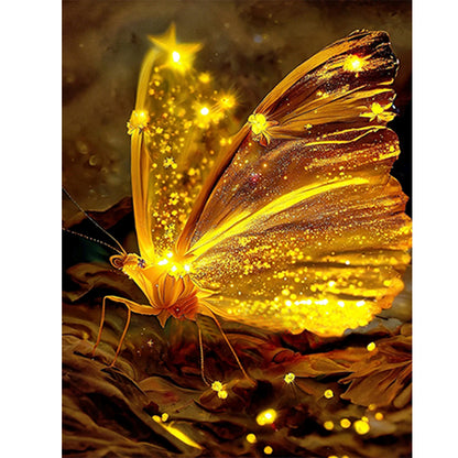 Jewel Butterfly - Full Round Drill Diamond Painting 30*40CM