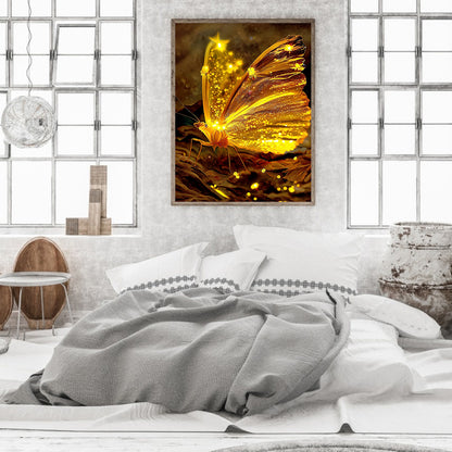 Jewel Butterfly - Full Round Drill Diamond Painting 30*40CM