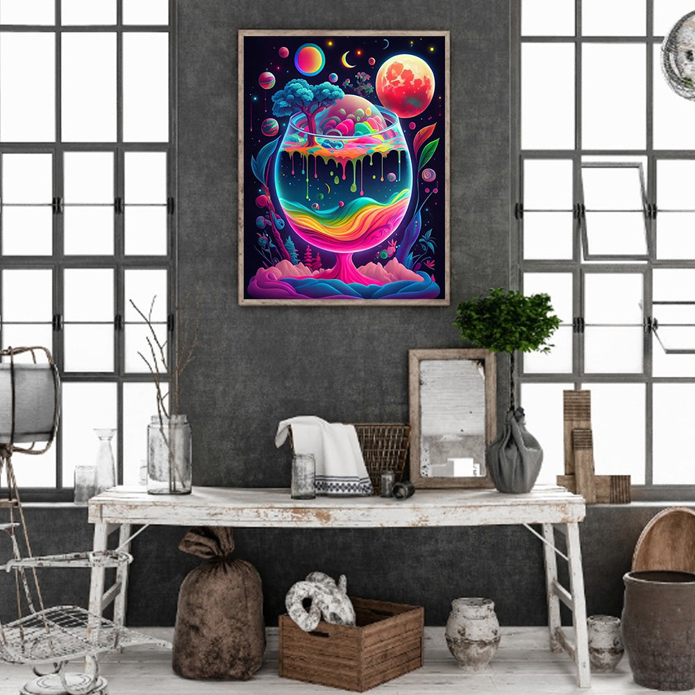 A Cup Of Fantasy Star - Full Round Drill Diamond Painting 30*40CM