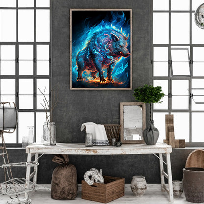 Magic Version Of The Zodiac Pig - Full Round Drill Diamond Painting 30*40CM